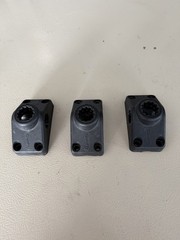Scotty Black Plastic Rod Holder Mount Base Surface Mount Lot of 3