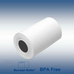 2 1/4″ x 50′ Credit Card BPA Free Thermal Paper Rolls Nurit 8000 100 rolls