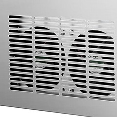 132Lbs Commercial Ice Maker Built-in Ice Cube Machine 33Lbs Storage Undercounter