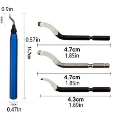 Metal Resin PVC Art Work Deburring Tool With 15 Extra High Speed Steel Blades