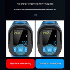 MESTEK Digital Infrared Thermometer -40°C~1650°C/-40°F~3002°F Temparature Meter
