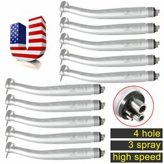 10* Dental Standard Triple Water Spray High Speed Handpeice 4H fit NSK USA