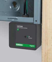 Square D HEPD80 Whole House Surge Protector, 80kA, 120/240V, 1-Phase