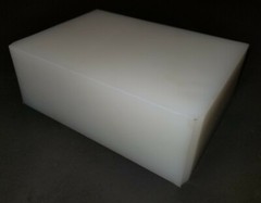 (QTY 4) UHMW Polyethylene Plastic 2-1/2” x 5” x 7” (oversized) FREE SHIPPING
