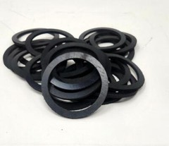 2″ ID x 2 1/2″ OD x 1/8″ Black Rubber Flat Washers Spacers Various Pack Sizes