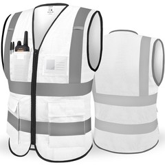Reflective Safety Vest High Visibility Class II Mesh Vest for Women & Men Meets