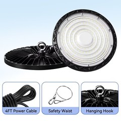 20Pack 400W UFO LED High Bay Light Shop Light Warehouse Commercial Lighting Lamp