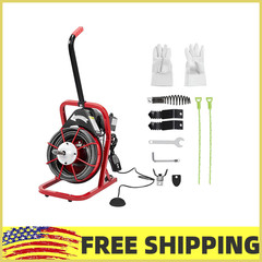 75FtX1/2″Drain Cleaner Machine,Drain Cleaning Machine,Auger Auto Feed Sewer Snak