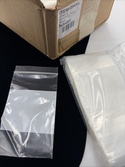 1000 3″x 5″ Zip Seal Reclosable 2Mil Plastic Top Lock Bags White Block Jewelry