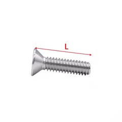 304 Stainless Steel Phillips Countersunk Flat Head Screws 2# 4# 6# 8# 10# 1/4
