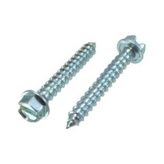 Hex Washer Head #6x 1-1/2″ Zinc type-A Self piercing Sheet Metal Screws, 7000pcs