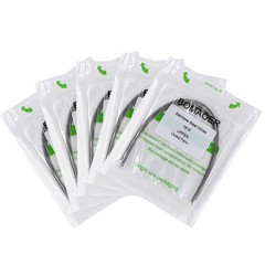 20×Dental Ortho Stainless Steel Rectangular Arch Wire Ovoid Form 16×16 Upper
