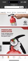 2-Pack Kidde Home Fire Extinguisher 1-A:10-B:C Class ABC 2.5 lb. 21030932 New✅