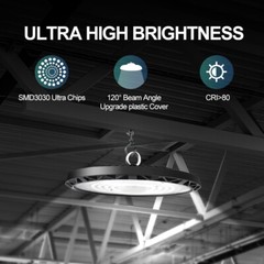 20 Pack 200W UFO Led High Bay Light Factory Warehouse Commercial Led Shop Lights