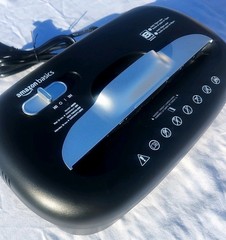 High Security Micro Cut Shredder, 8 Sheet, CD & Credit Card, Euro Plug, Top Only