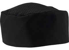 Black Chef Hat – Adjustable. One Size Fit Most.