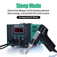 948 90W Digital Desoldering Iron Suction Tin Gun Soldering Station Kit Tools
