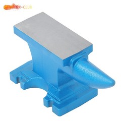 24Lbs Hard Round Horn Forging Tool Cast Iron Anvil Heat Treated Blacksmith Anvil