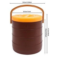 25L/6.6 Gallon Insulated Beverage Dispenser Hot Cold Drink Dispenser w/Faucet
