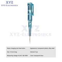 Electric Voltage Tester Pen AC/DC100-500V Screwdriver Voltage Test Repair Tool