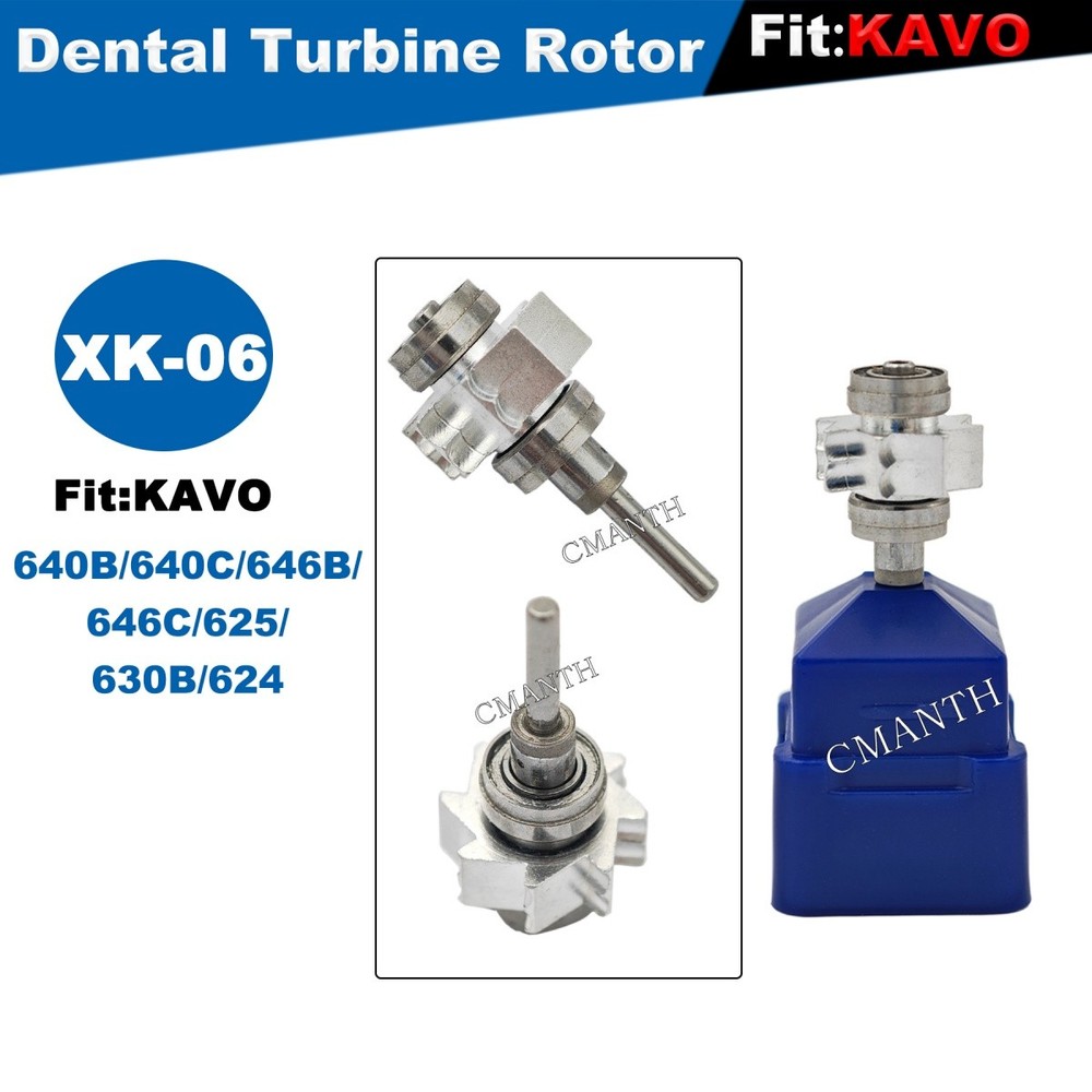 Fit KAVO 640B/640C/646B/ 646C/625/630B/624 High Speed Turbine Cartridge Rotor