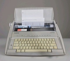Brother GX-6750 Correctronic Electronic Typewriter Tested Working w/ Cover