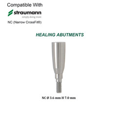 US Dental NC Healing Abutment & Cover Screw Fit Straumann ITI BL/BLT