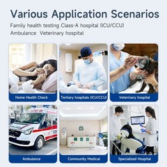 7″ Portable Patient Vital Signs Monitor ECG/NIBP/TEMP/RESP/SPO2/PR Handheld