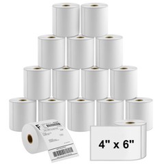 4″x6″ Direct Thermal Labels 250/Roll 450/Roll For Zebra Eltron LP2844 ZP450 UPS