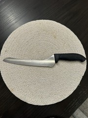 Dexter USA 9″ Offset Scalloped Slicer Bread Sandwich Knife Black SG163-9SC