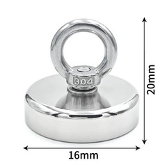Super Strong N52 Neodymium Fishing Magnet Hook Heavy Duty Rare Earth Power Grips