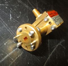 Hughes 47324H-1111 Broadband Detector V Band 50-75 GHz Positive Polarity