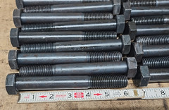 3/4″ – 10 X 6″ Hex Head Cap Screw Grade 5 Plain Finish Lot Of 18