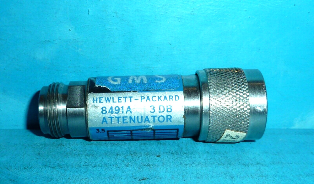 HP Hewlett Packard 8491A Attenuator 3dB DC-12.4GHz