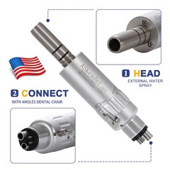 New NSK Style Dental Low Speed Air Motor Handpiece E-type 4 Hole ASkeadnt