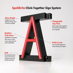 SpellBrite FREE WI-FI Sign | Neon Sign Look, LED Light | 15.4″ x 15.0″