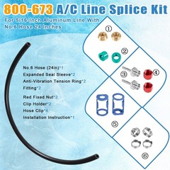 800-673 A/C Line Splice Kit for 5/16″ Line No.6 Hose Air Conditioning Repair