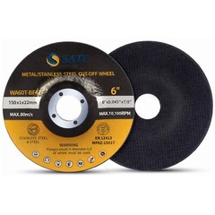 200 Pack 6″ Depressed Center Cut Off Wheels Metal & Stainless Steel Cutting Disc