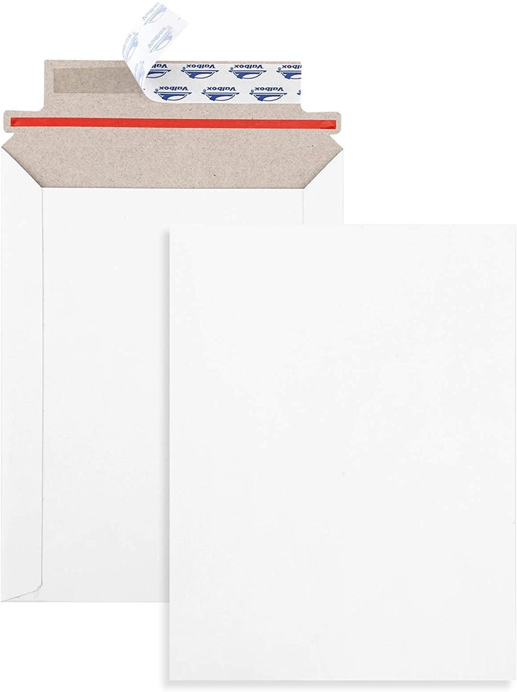 25 7×9 RIGID PHOTO DOCUMENT CARD MAILERS ENVELOPES STAY FLATS 100% RECYCLABLE