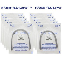 100PCS Dental Orthodontic Arch Wire Niti Natural Form Round Rectangular 16×22 14