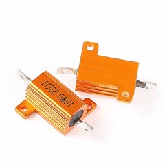 10W Golden Aluminium Load Resistor Wirewound 0.1 ohm to 10K ohm – High Quality