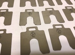 NEW, (LOT OF 18) MAUDLIN PRODUCTS MSA025 A-2 X 2″ X 0.004″,20 PACK SLOTTED SHIM