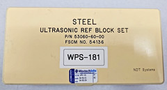 NDT Systems Ultrasonic Thickness Calibration Test Blocks .007″ – 2.000″ 9 pcs.