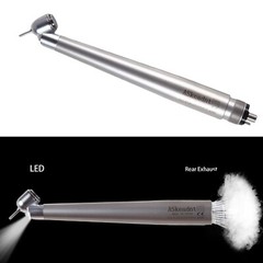 NSK Style Dental LED 45° Degree Surgical High Speed Handpiece Push Button 4 Hole