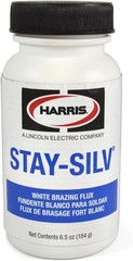 Harris SSWF7 Stay-Silv® White Paste Brazing Flux w/ Brush Cap, 6.5 oz