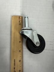 QTY 4 Shepherd 2 inch wheel rubber swivel grip ring stem 5/16 BRAND NEW USA