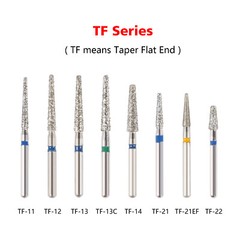 5Pc/pack Dental Fresas de diamante Bur Fit High Speed Handpiece Friction Grip DS
