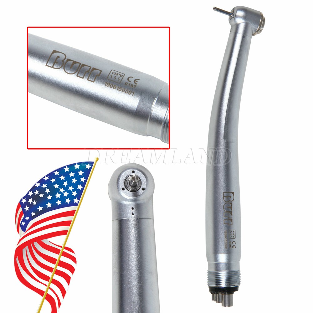 Dental High Speed Handpiece with LED/without LED Air Turbine 4 Holes Drill YCE