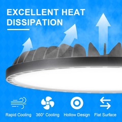 10 Pack 200W UFO Led High Bay Light Commercial Industrial Warehouse Shop Light