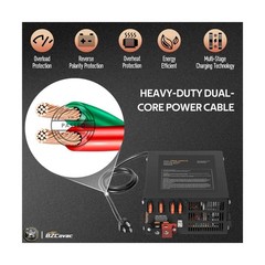 PM4-100LK RV Power Converter – 100 Amp AC to DC Shore Power Converter for Cam…
